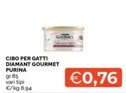 Mercatò Cibo per gatti diamant gourmet purina offerta
