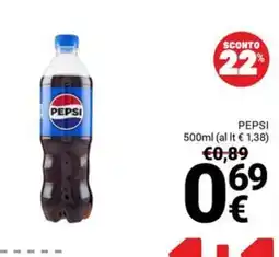 Supermercati Gulliver Pepsi offerta