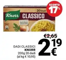 Supermercati Gulliver Dadi classici Knorr offerta
