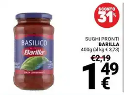 Supermercati Gulliver Basilico Barilla offerta