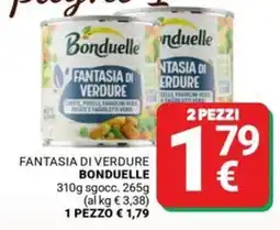 Supermercati Gulliver Fantasia di verdure Bonduelle offerta