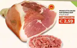 Mercatò Extra Prosciutto Crudo San Daniele DOP offerta