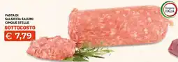 Mercatò Extra Pasta di Salsiccia Salumi Cinque Stelle offerta