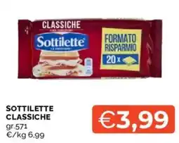 Mercatò Sottilette classiche offerta