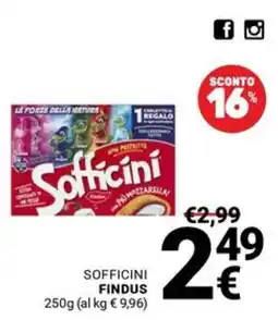 Supermercati Gulliver Sofficini Findus offerta