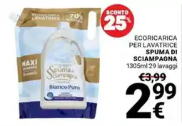 Supermercati Gulliver Spuma di sciampagna Bianco Puro offerta