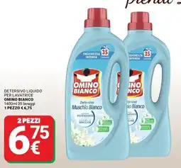 Supermercati Gulliver Detersivo liquido per lavatrice Omino Bianco Muschio Bianco offerta