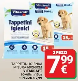 Supermercati Gulliver Tappetini igienici Vitakraft offerta