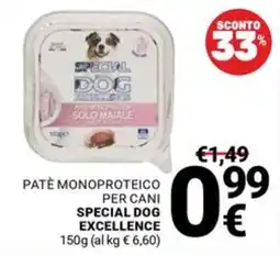 Supermercati Gulliver Patè monoproteico per cani Special Dog Excellence offerta