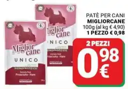 Supermercati Gulliver Paté per cani Miglior cane offerta