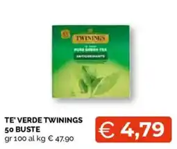 Mercatò Extra Te' verde Twinings offerta
