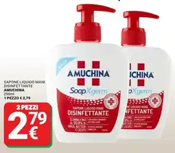 Supermercati Gulliver Sapone liquido mani disinfettante Amuchina offerta
