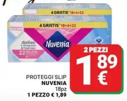 Supermercati Gulliver Proteggi slip Nuvenia offerta