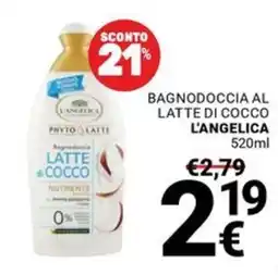 Supermercati Gulliver Bagnodoccia al latte di cocco L'Angelica offerta