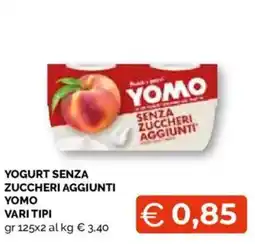 Mercatò Extra Yogurt senza zuccheri aggiunti Yomo offerta