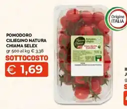 Mercatò Extra Pomodoro ciliegino natura Chiama Selex offerta