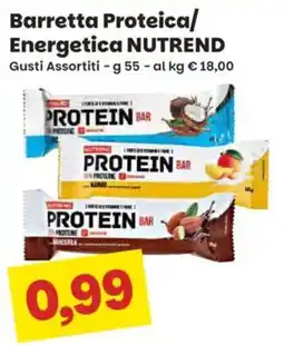 Prix Quality Barretta Proteica Energetica Nutrend offerta