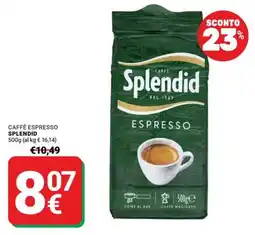 Supermercati Gulliver Caffè espresso Splendid offerta