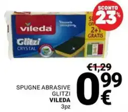 Supermercati Gulliver Spugne abrasive Glitzi Vileda offerta