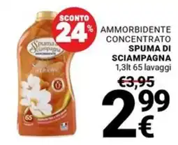 Supermercati Gulliver Spuma di Sciampagna ammorbidente offerta