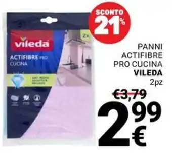 Panni actifibre pro cucina vileda