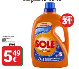 Supermercati Gulliver Detersivo per lavatrice Sole offerta