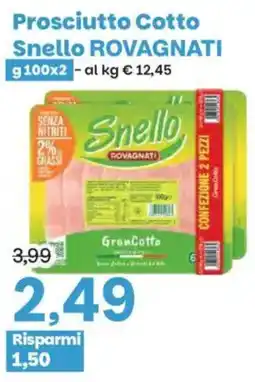 Prix Quality Prosciutto Cotto Snello ROVAGNATI offerta