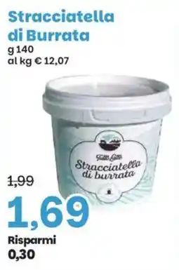 Prix Quality Fatto Latte Stracciatella di burrata offerta