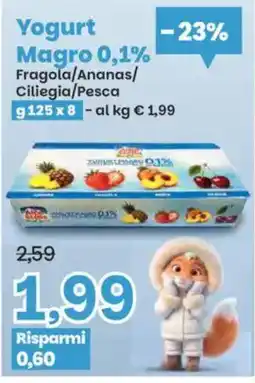 Prix Quality Yogurt Magro 0,1% offerta