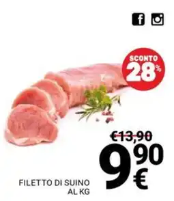 Supermercati Gulliver Filetto di suino offerta