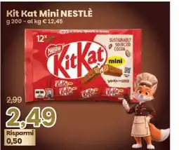 Prix Quality Kit Kat Mini NESTLÉ offerta
