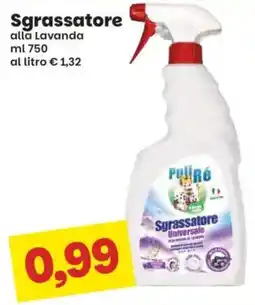 Prix Quality Sgrassatore universale alla lavanda Pullré offerta