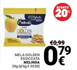 Supermercati Gulliver Mela Golden Essiccata Melinda offerta