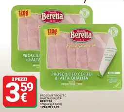 Supermercati Gulliver Prosciutto cotto di alta qualità Beretta offerta