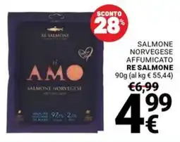 Supermercati Gulliver Salmone norvegese affumicato re salmone offerta
