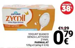 Supermercati Gulliver Yogurt bianco senza lattosio Zymil Parmalat offerta