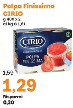 Prix Quality Polpa Finissima Cirio offerta