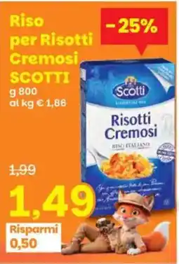 Prix Quality Risotti Cremosi Scotti offerta