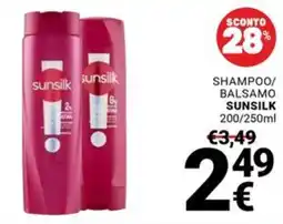 Supermercati Gulliver Shampoo/balsamo Sunsilk offerta