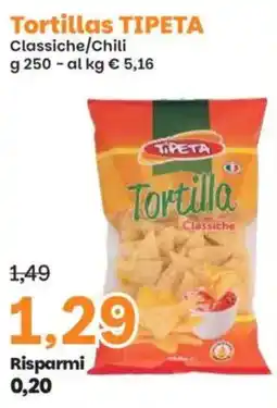 Prix Quality Tortillas TIPETA Classiche offerta