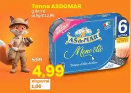 Prix Quality Tonno ASDOMAR Meno olio offerta