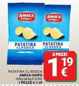 Supermercati Gulliver Patatina classica Amica chips offerta