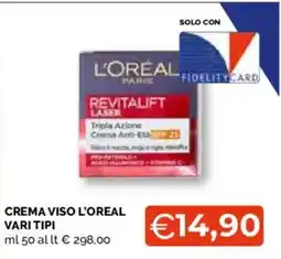 Mercatò Extra Crema viso L'Oréal offerta