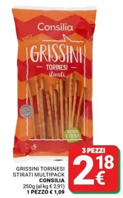 Supermercati Gulliver Grissini Torinesi Stirati Consilia offerta
