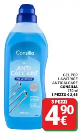 Supermercati Gulliver Gel per lavatrice anticalcare Consilia offerta