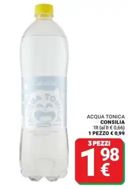 Supermercati Gulliver Acqua tonica Consilia offerta