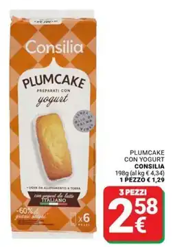 Supermercati Gulliver Plumcake con yogurt Consilia offerta