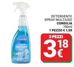 Supermercati Gulliver Detergente spray multiuso Consilia offerta
