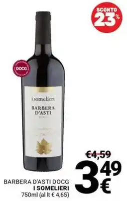 Supermercati Gulliver Barbera d'Asti DOCG I Somelieri offerta