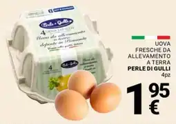 Supermercati Gulliver Uova fresche da allevamento a terra Perle di Gulli offerta